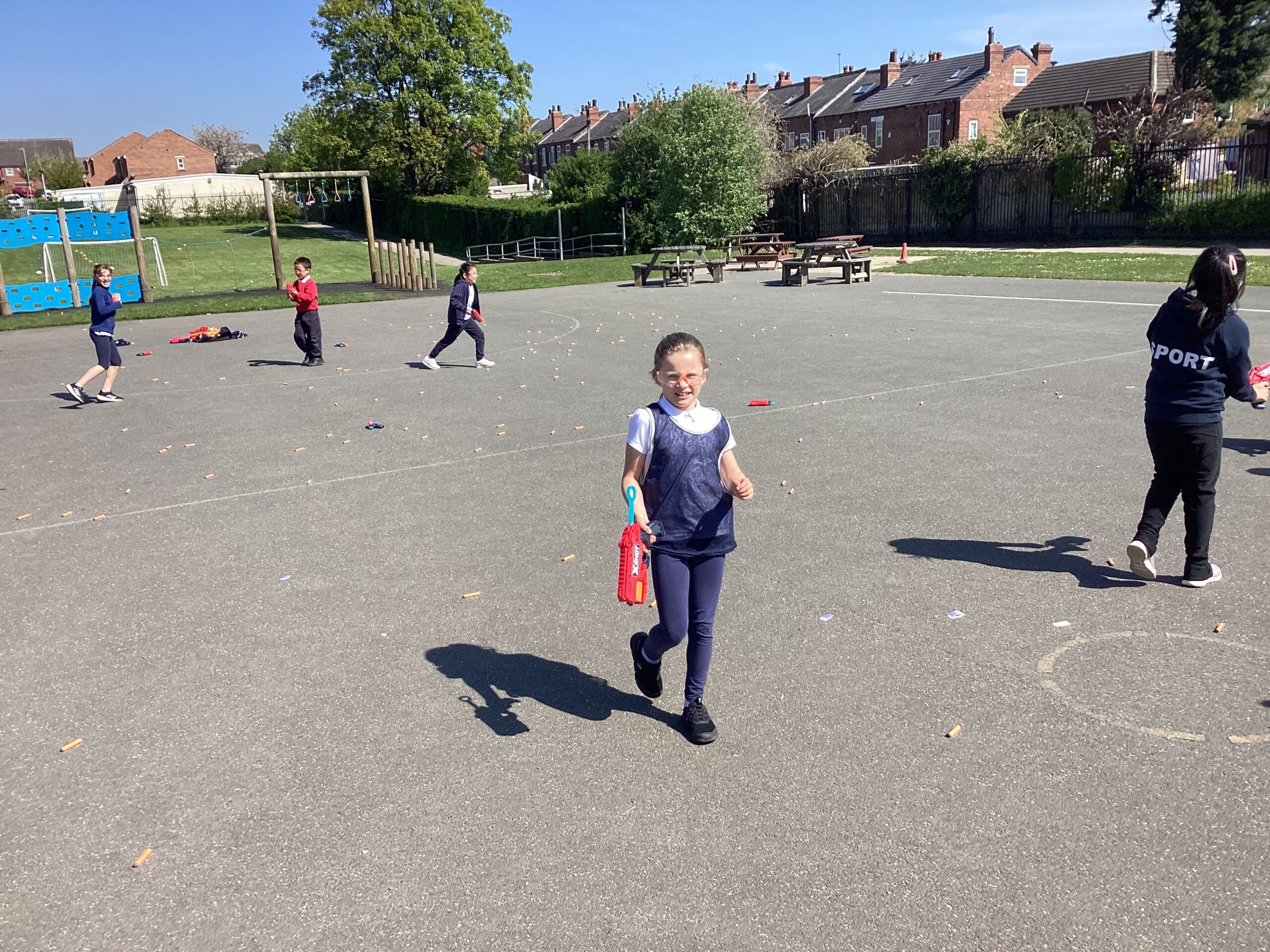 Girl in playground
